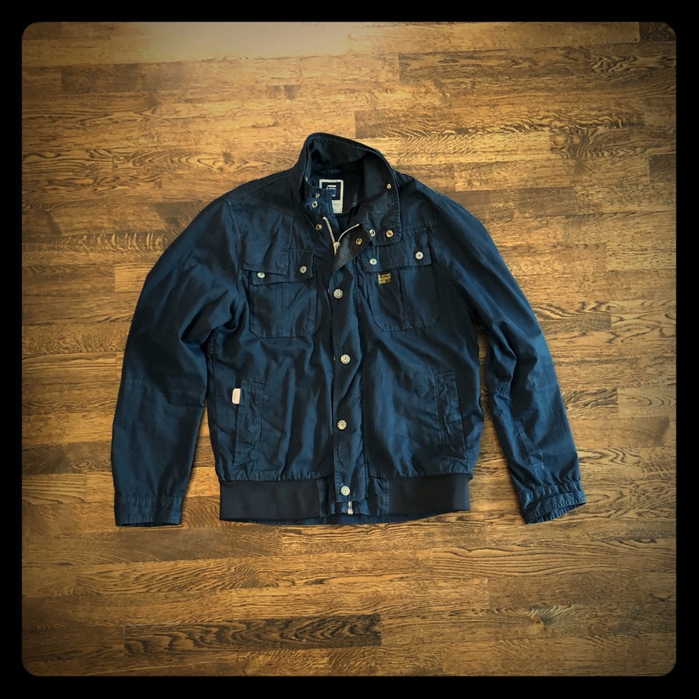 G Star Bomber Jacket - Navy Blue - XL - Thompson